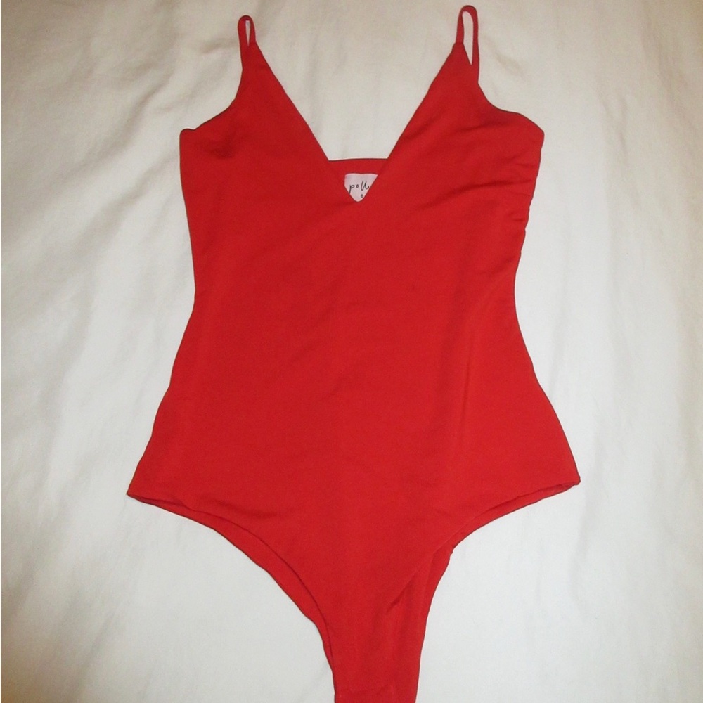 Red Princess Polly Bodysuit